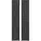 Ekena Millwork Americraft 3-Board Wood 2 Equal Panel Frmd Board-n-Batten Shutters w/Dbl Z-Bar, ARW102BF311X35SMH, PR ARW102BF311X35SMH - alternate 1